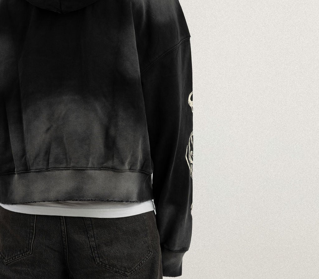 BSD DISTRESSED ZIP UP